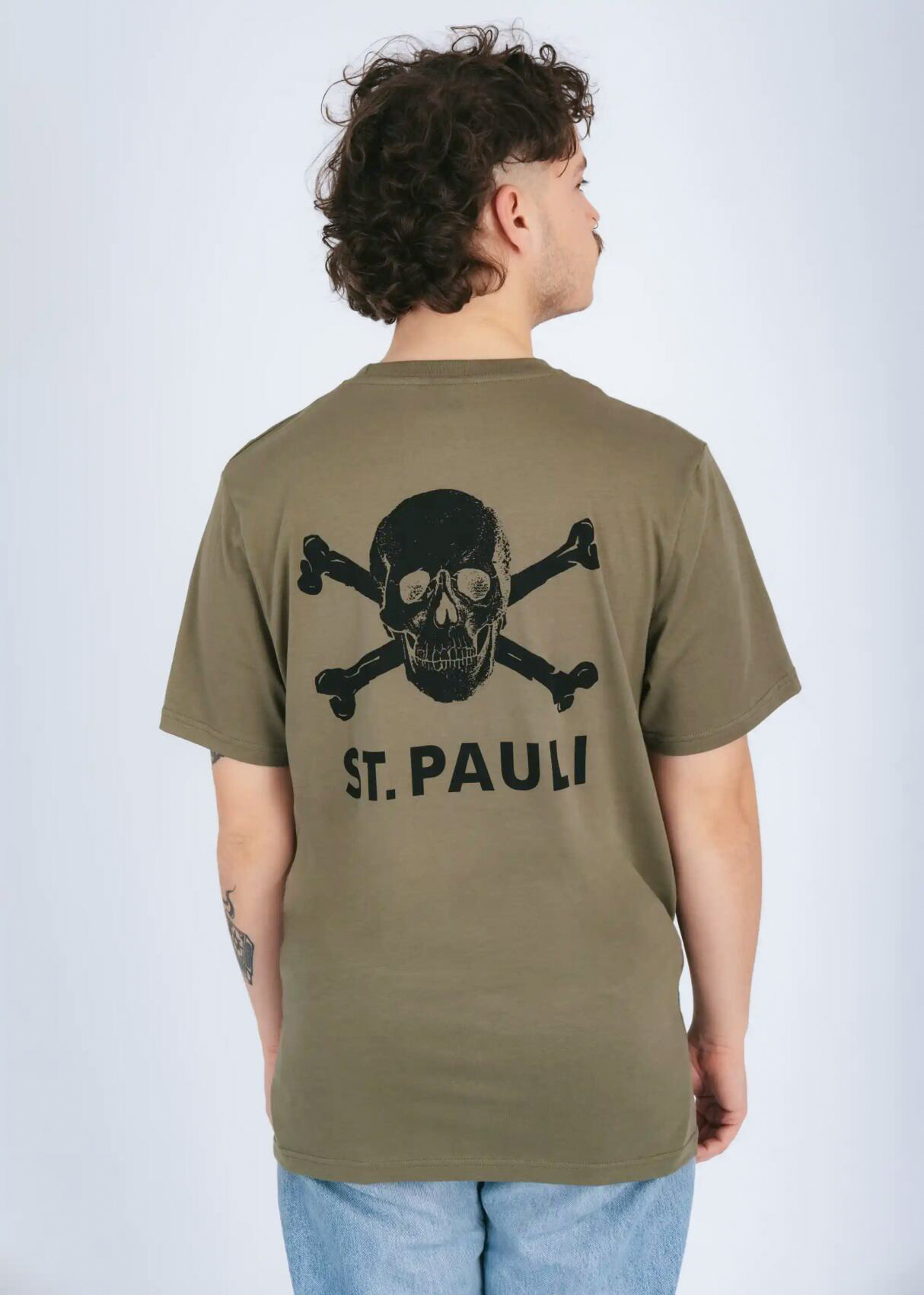 T-Shirt "Black / Olive" oliv