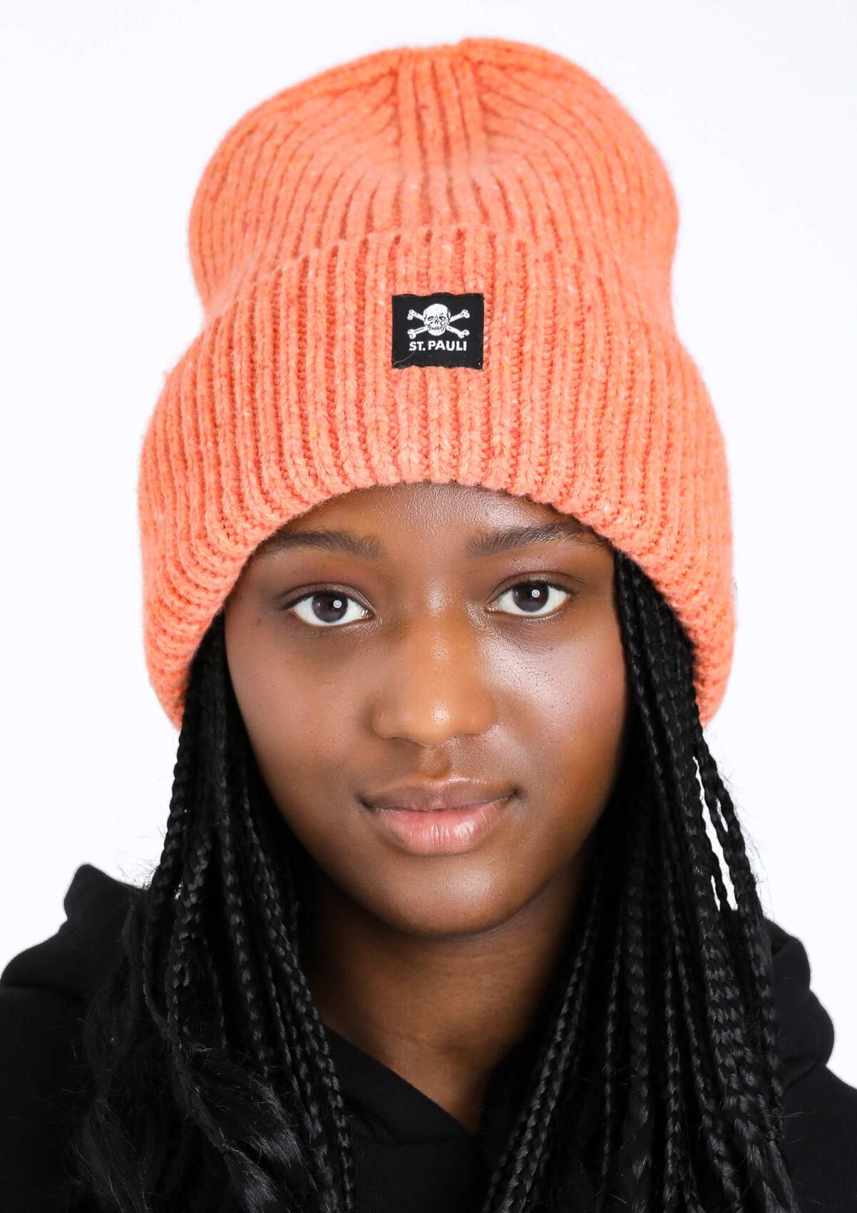 Beanie - Skull and Crossbones Rosé | FC St. Pauli Official Shop Beanie - Skull and Crossbones Rosé | FC St. Pauli Official Shop